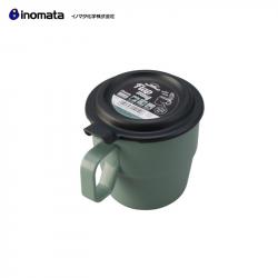 Cốc uống nước có nắp Inomata 360ml - Màu xanh_2