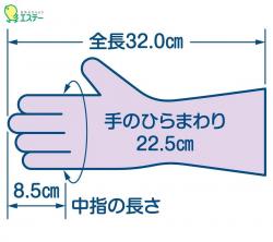 Găng tay cao su tự nhiên cao cấp Shaldan Vinyl size L/P- Màu tím_2