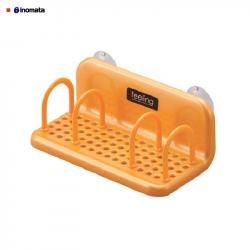 Giá đựng dụng cụ rửa chén, bát - Màu vàng_7