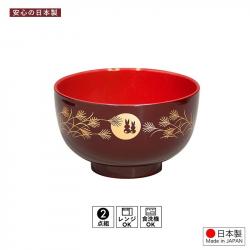 Bát nhựa tròn họa tiết lá kim (Ø11×6.5cm)_A