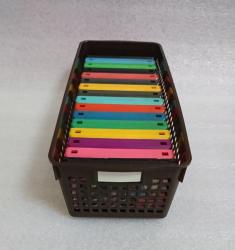 Rổ nhựa đa dụng Inomata size SS - Màu nâu_8