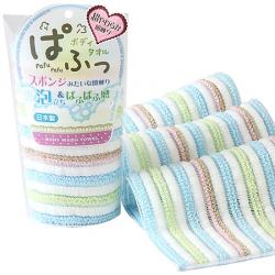 Khăn tắm kỳ lưng Yokozuna Puff 20x90cm - Xanh_2