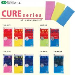 Khăn tắm tạo bọt mềm Ohe Cure Series 28x100cm - Hồng_6
