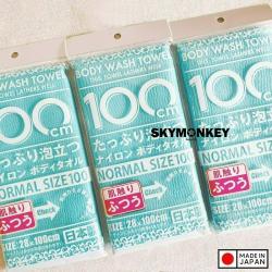 Khăn tắm tạo bọt Yokozuna Creation 28x100cm - Xanh ngọc lam_4