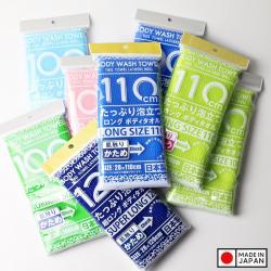 Khăn tắm tạo bọt Yokozuna Creation 28x100cm - Xanh lục_3