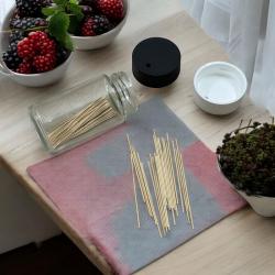 Lọ đựng tăm thủy tinh Echo Metal_6