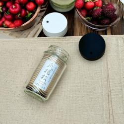 Lọ đựng tăm thủy tinh Echo Metal_7