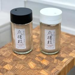 Lọ đựng tăm thủy tinh Echo Metal_3