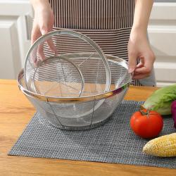 Rổ inox tròn đáy sâu Echo Metal Ø19cm_5