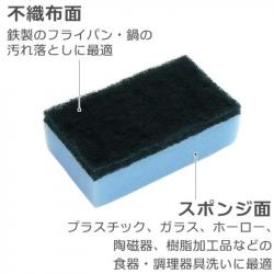 Set 05 miếng mút rửa xoong nồi Seiwa Color Hard_2