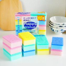 Set 10 miếng mút rửa ly, cốc Happy Value_3