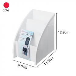 Khay đựng điều khiển/ remote 3 ngăn Yamada - Màu trắng_12