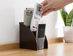 Khay đựng điều khiển/ remote 3 ngăn Yamada - Màu nâu_6