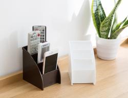 Khay đựng điều khiển/ remote 3 ngăn Yamada - Màu nâu_8