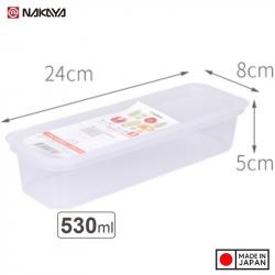 Hộp bảo quản đũa thìa cỡ nhỏ Nakaya 530ml - trắng sữa_2