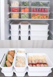 Hộp bảo quản đũa thìa cỡ nhỏ Nakaya 530ml - trắng sữa_5