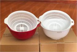 Bộ rổ tròn 2 lớp Nakaya Freille size M 1.5L - Màu đỏ_8