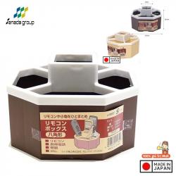 Khay đựng điều khiển bát giác - Màu nâu_3