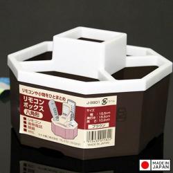 Khay đựng điều khiển bát giác - Màu nâu_6