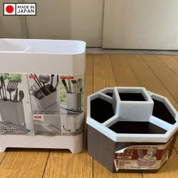 Khay đựng điều khiển bát giác - Màu nâu_7