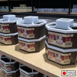 Khay đựng điều khiển bát giác - Màu nâu_8