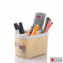 Khay đựng điều khiển/ remote 4 ngăn - Màu nâu_3