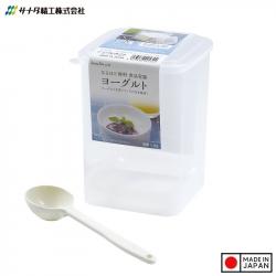 Hộp đựng thực phẩm kèm thìa Sanada 1.15L (D-5185)_2