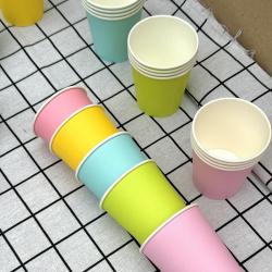 Set 30 cốc giấy màu sắc Maruki Party 205ml_4