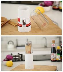 Ống bảo quản đũa thìa Clove - màu trắng_7