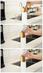 Ống bảo quản đũa thìa Clove - màu trắng_8