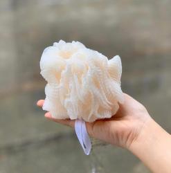 Bông tắm tạo bọt Okazaki Ø130mm_5