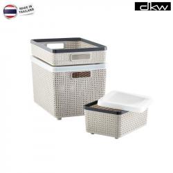 Rổ nhựa chữ nhật DKW Size lớn (L)_5