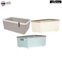 Rổ nhựa chữ nhật DKW Size nhỏ (S)_3