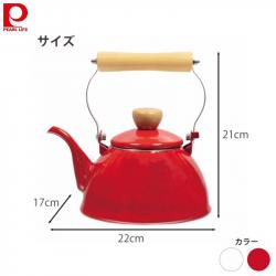 Ấm đun nước bếp từ phong cách Decor Pearl Metal Fesca 1.4L - Đỏ_8