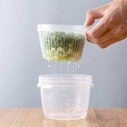 Bộ hộp đựng thực phẩm tròn 2 lớp W/S 500ml_5