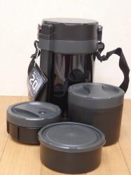 Cà Men / hộp cơm giữ nhiệt 3 ngăn Pearl Metal Octas 20_11