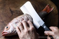 Dao chặt Ones Knife Hokuriku Aluminium 155mm_13