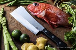 Dao chặt Ones Knife Hokuriku Aluminium 155mm_14