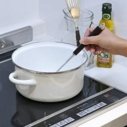 Nồi tráng men nắp kính Pearl Metal Amulet Ø20cm - Đỏ_8