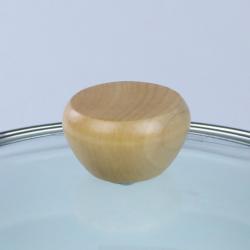 Nồi tráng men nắp kính Pearl Metal Amulet Ø22cm - Đỏ_8