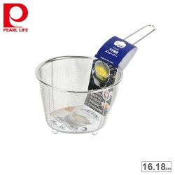 Vợt inox trụng mì, hủ tiếu Pearl Metal Ø16-18cm_A