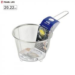 Vợt inox trụng mì, hủ tiếu Pearl Metal Ø20-22cm_7