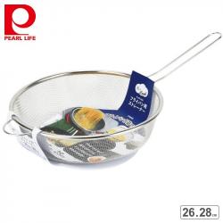 Vợt inox trụng mì, hủ tiếu Pearl Metal Ø26-28cm_A