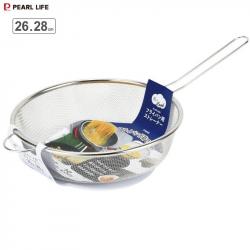Vợt inox trụng mì, hủ tiếu Pearl Metal Ø26-28cm_8