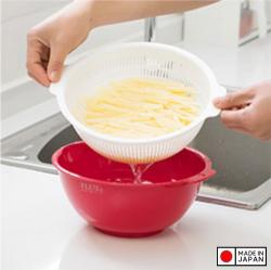 Bộ rổ tròn 2 lớp Nakaya Freille size M 1.5L - Màu đỏ_5