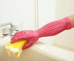 Găng tay cao su dài Dunlop Rubber 38cm - Size L_6