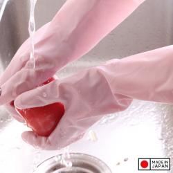 Găng tay nhà bếp Dunlop Vinyl size S - Màu hồng_2