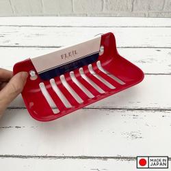 Giá đựng mút rửa chén, xà bông tắm Freille - Màu đỏ_9