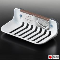 Giá đựng mút rửa chén, xà bông tắm Freille - Màu nâu_5