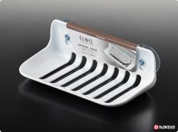 Giá đựng mút rửa chén, xà bông tắm Freille - Màu nâu_3